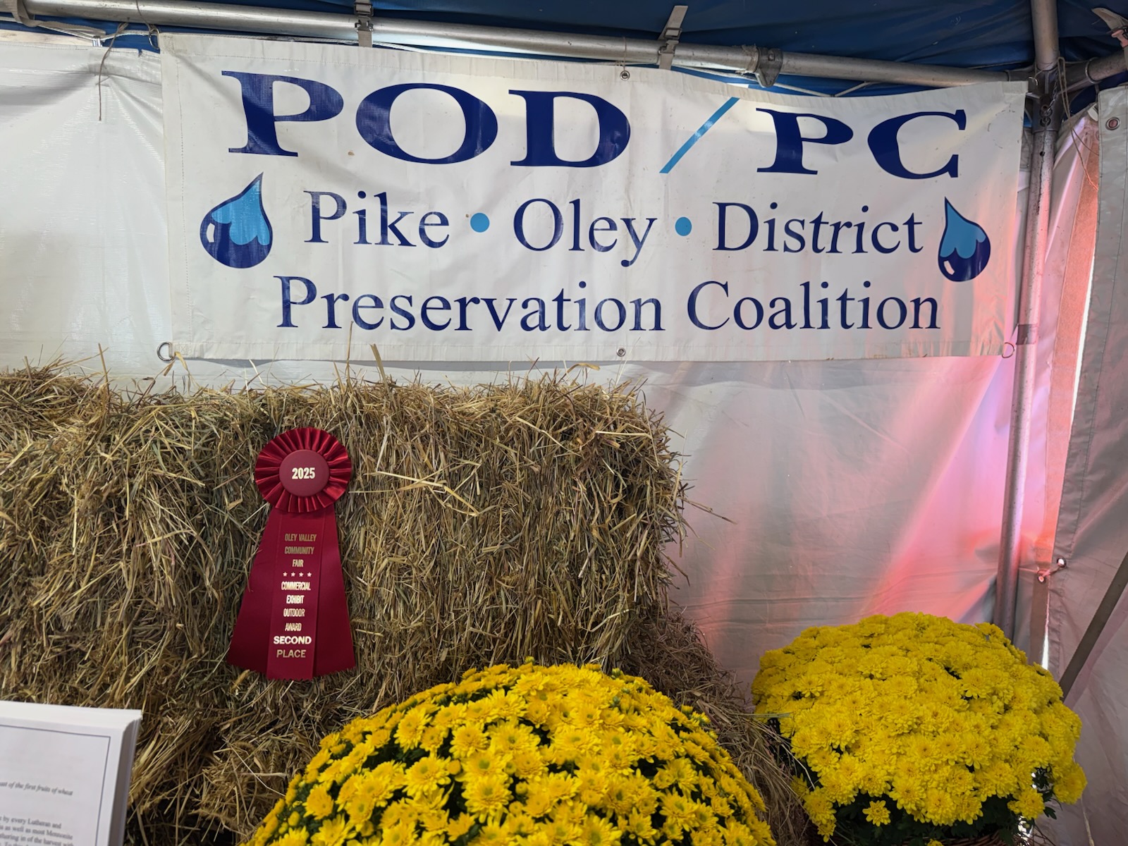 2025 Oley Valley Community Fair Commercial Exhibit Outdoor Award Second Place 
